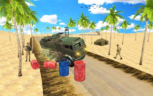 Army Truck Driving USA Simulator 3D Military games screenshot 2