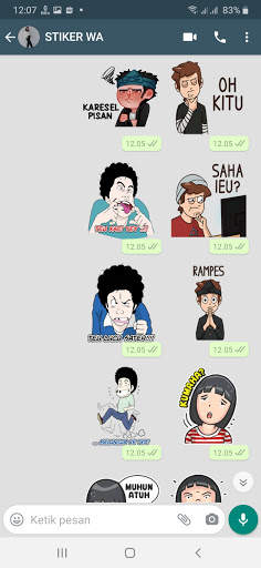 Stiker WA Bahasa Sunda Lucu WAStickerapps screenshot 4