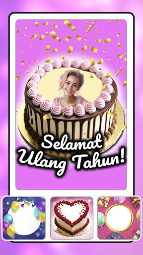 Bingkai foto ulang tahun screenshot 6