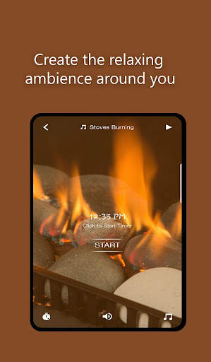 Crackling Fire Sounds: Relaxing Fireplace HD скриншот 17