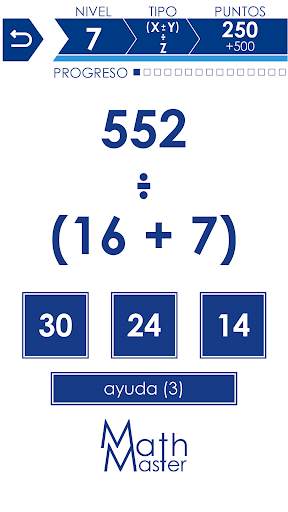 Maestro en matemáticas screenshot 2
