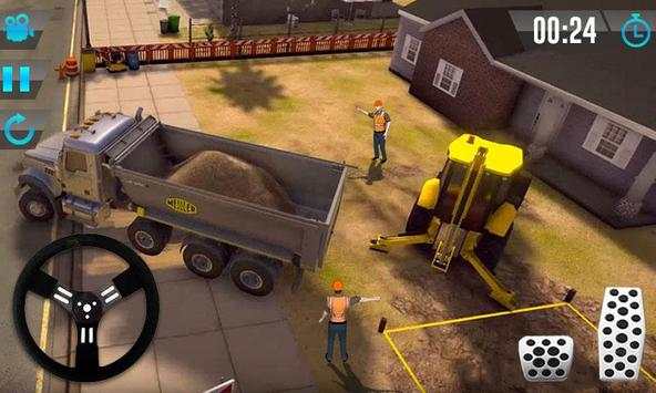 Excavator City Construction 3D- Sand Excavator Sim screenshot 1