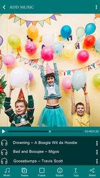 Birthday Photo Video Maker screenshot 1