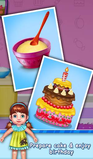 Designer  Birthday Cake Bakery Cooking Game screenshot 2