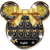 Golden Shine Bow minny Keyboard 10001005