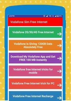Vodafone Free Internet Tricks स्क्रीनशॉट 3