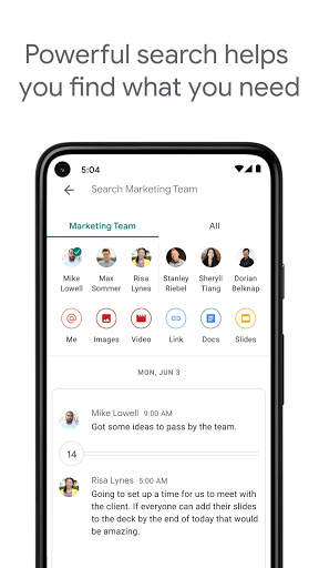 Google Chat screenshot 4