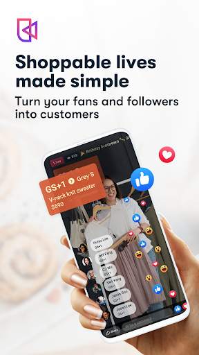 koo.live - Shoppable facebook livestreams स्क्रीनशॉट 1