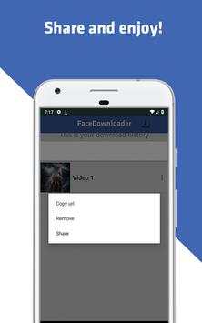 FaceDownloader | Download Facebook videos screenshot 5