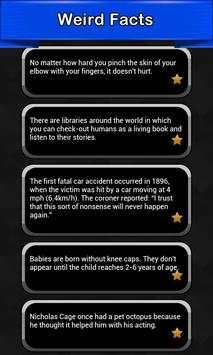 Weird Facts screenshot 1