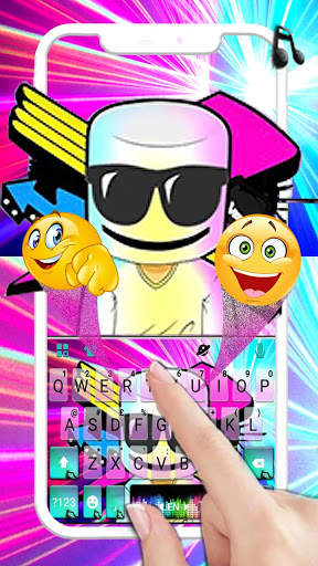 Cool Blast DJ Music Keyboard Background screenshot 3