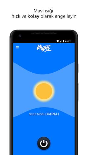 Night – Mavi Işık Filtresi, Gece Modu, Göz Koruma screenshot 1
