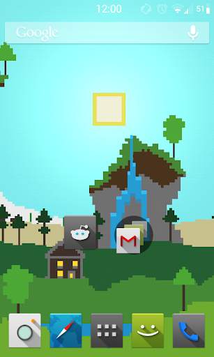 Pixel Landscape Live Wallpaper screenshot 4