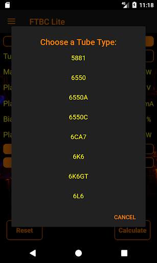 Freedom Tube Bias Calculator Lite screenshot 4