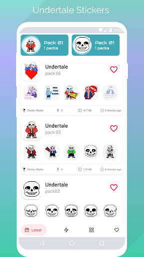 Undrtal and Deltrun Stickers screenshot 1