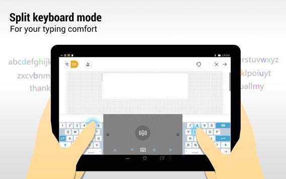 Keyboard ZenUI – Emoji, Tema screenshot 11