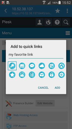 Plesk Mobile screenshot 5