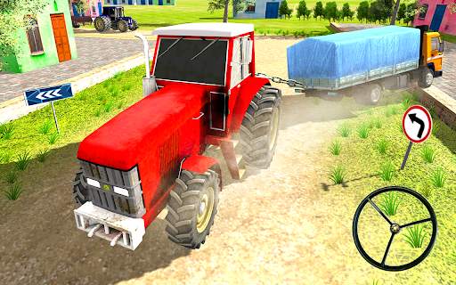 Pull Tractor Driving Simulation: Tractor Driving screenshot 2