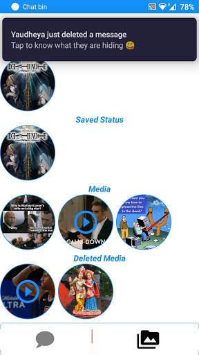 Chat Bin(Recover deleted chat) screenshot 5