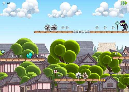 Ninja shuriken Jump screenshot 2