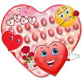 Love Emoticons Keyboard Theme 10001004