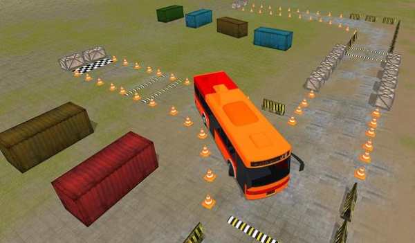Town Coach Bus Parking Simulator Drive screenshot 8