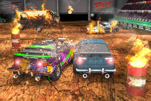 Demolition Derby Car Stunts: Shooting Game 2020 screenshot 2
