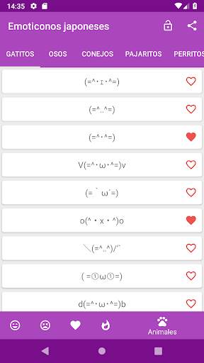 Kikko - Emoticonos Japoneses Kaomoji screenshot 2