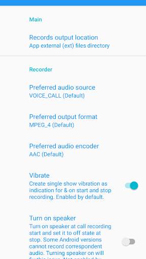 Free Automatic Call Recorder screenshot 4