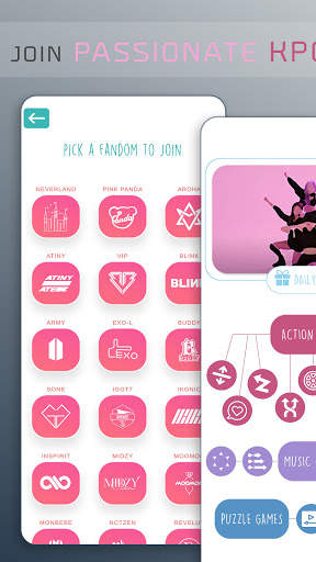 Kpop music game screenshot 1