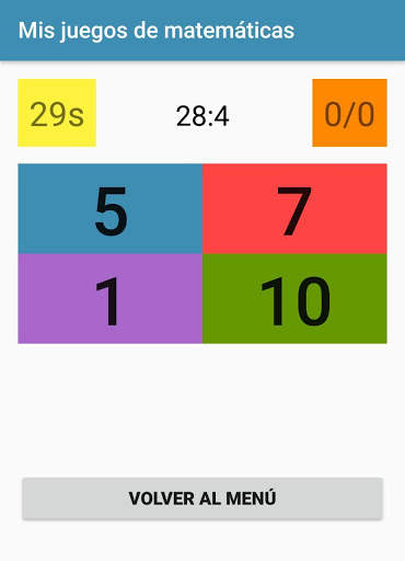 Mi juego de matemáticas screenshot 6