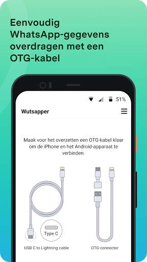 Wutsapper-WhatsApp-overdracht screenshot 3