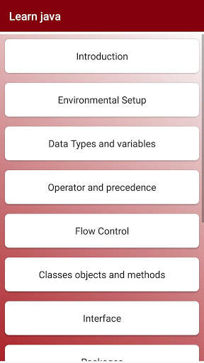Java Study App screenshot 3