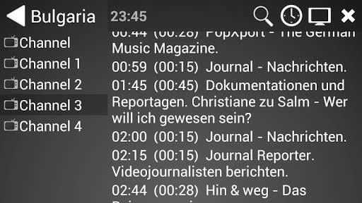 ProgTV Android screenshot 4
