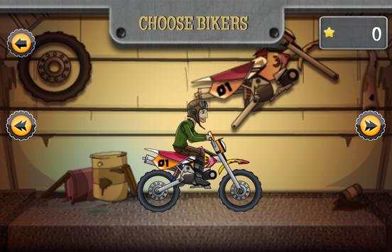 Motocross Hill Race Game FREE screenshot 1
