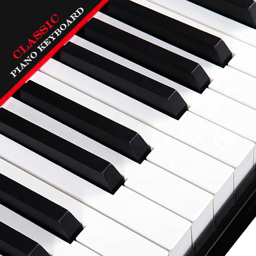 Real Piano keyboard Perfect piano musical keyboard icon