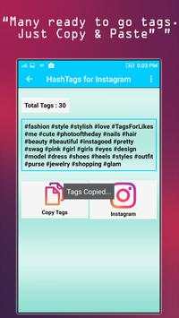 Top Tags for Instagram Likes : Likes for Instagram screenshot 5