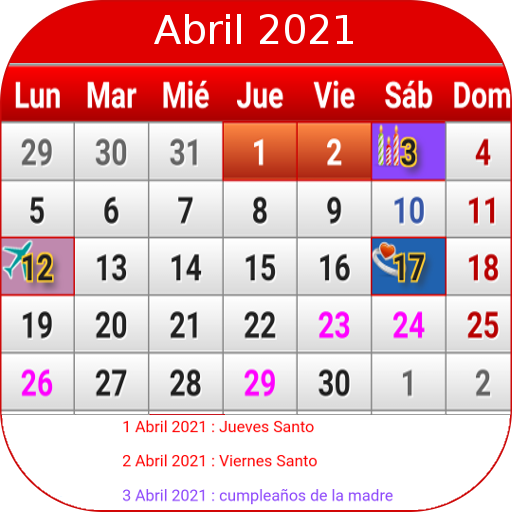 Colombia Calendario 2021 icon