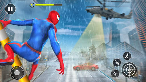 Flying Superhero Robot Games screenshot 1