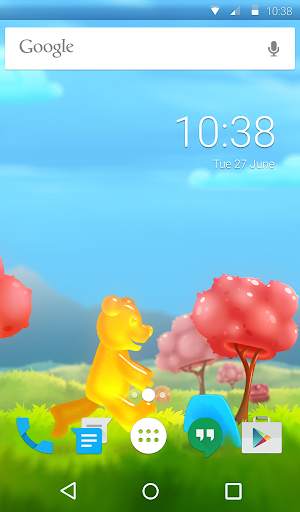 Jelly Bears Animated Keyboard   Live Wallpaper screenshot 6