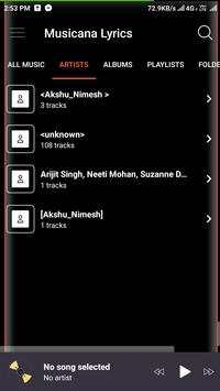 Musicana Lyrics Free 2019 screenshot 7
