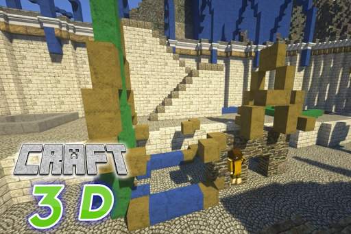 Craft 3D: Block Crafting & Building Game screenshot 1