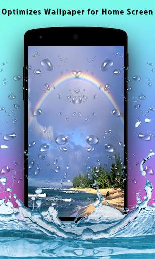 Rainbow live wallpaper screenshot 2