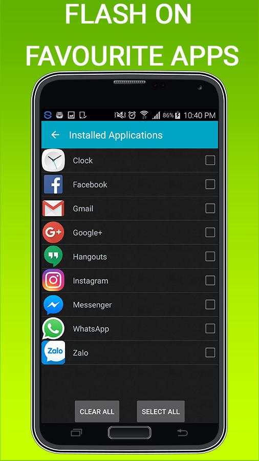 Flash Alerts on Call & Text 2 screenshot 5