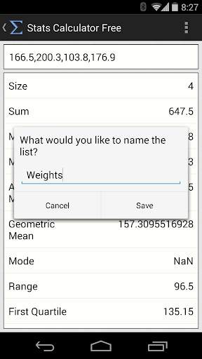 Stats Calculator Free screenshot 4