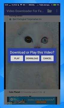 Video Downloader For Facebook screenshot 1
