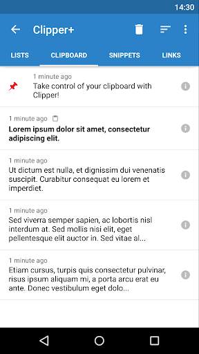 Clipper - Clipboard Manager screenshot 1