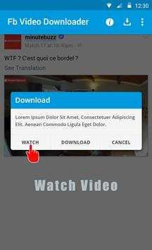 free messages & Video Downloader for Facebook screenshot 3