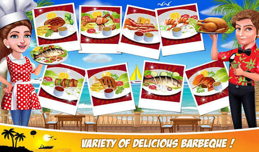 Super Chef Beach Bbq Kitchen Story Cooking Games screenshot 9
