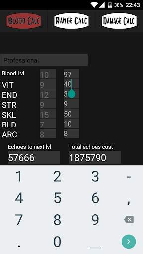 Calculator for Bloodborne screenshot 3